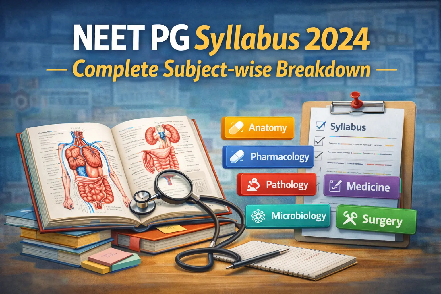 NEET PG Syllabus 2024: Complete Subject‑wise Breakdown